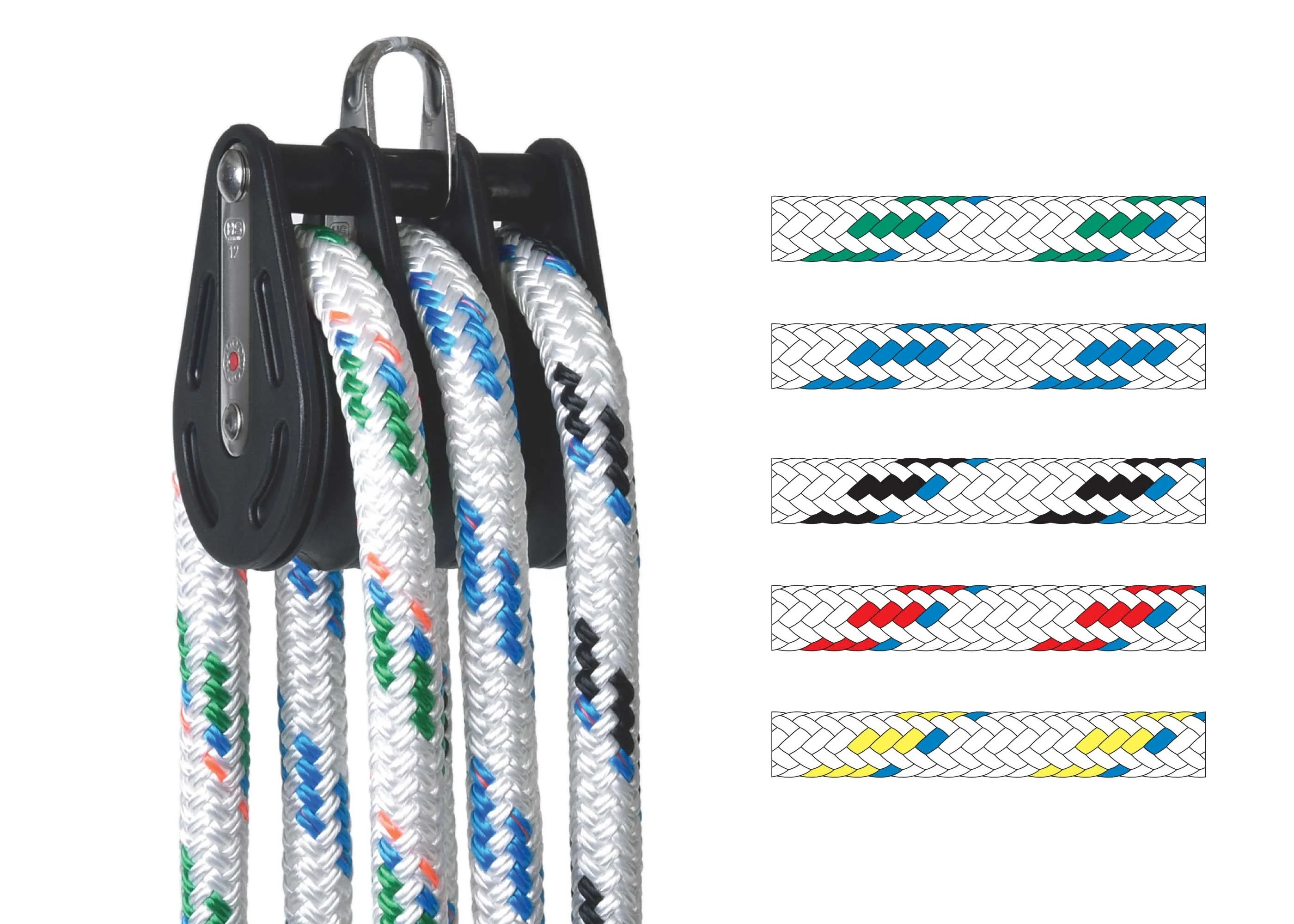 Яхта Плетеный полиэфирный Морской Парусная лодка на веревке веревка двойная оплетка веревки