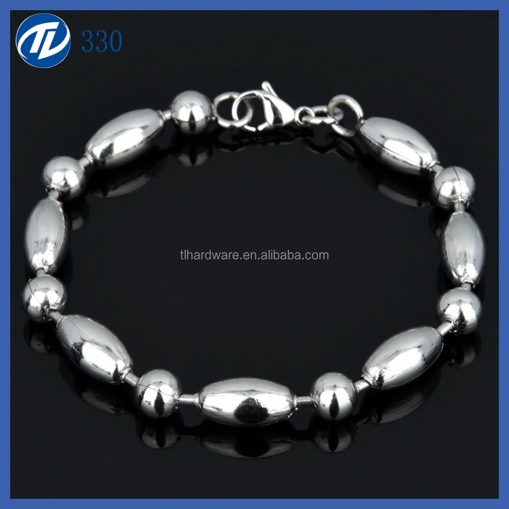 wholesale new fashion men chain silver charm bracelet jewelry
