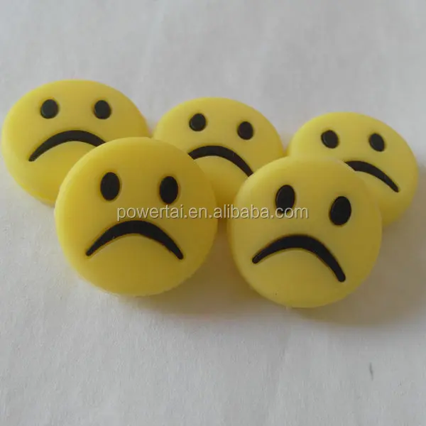 Tennis dampeners yellow dampeners sad face crying face shock absorber promotional price
