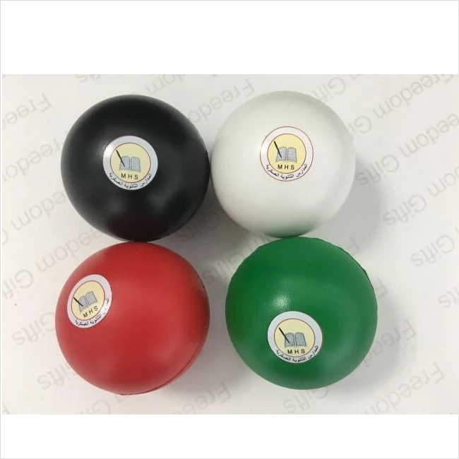 Custom Printed PU Anti Stress Ball Promotional Quick Rising PU Ball Advertising Ball Toys