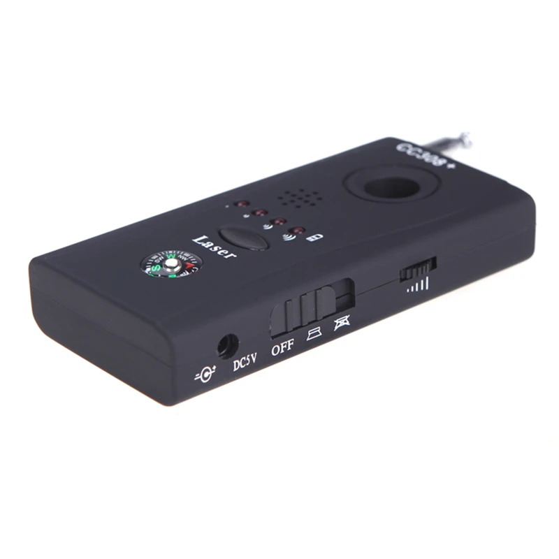 Wireless Cellphone 5G/4G/3G/2G Signal Detector RF Bug Detector+Auto Search Alarm+GPS Tracker Finder