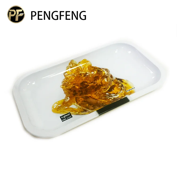 
Food grade rectangle metal tin serving tray 
