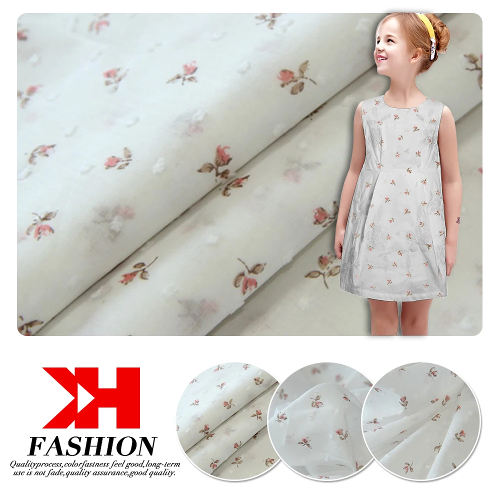 2017 Лучший тканых текстильных хлопка газон шелк, хлопчатобумажные ткани