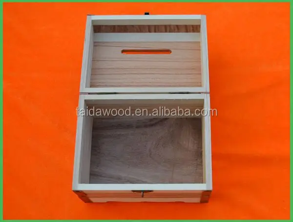 A fine wooden piggy bank