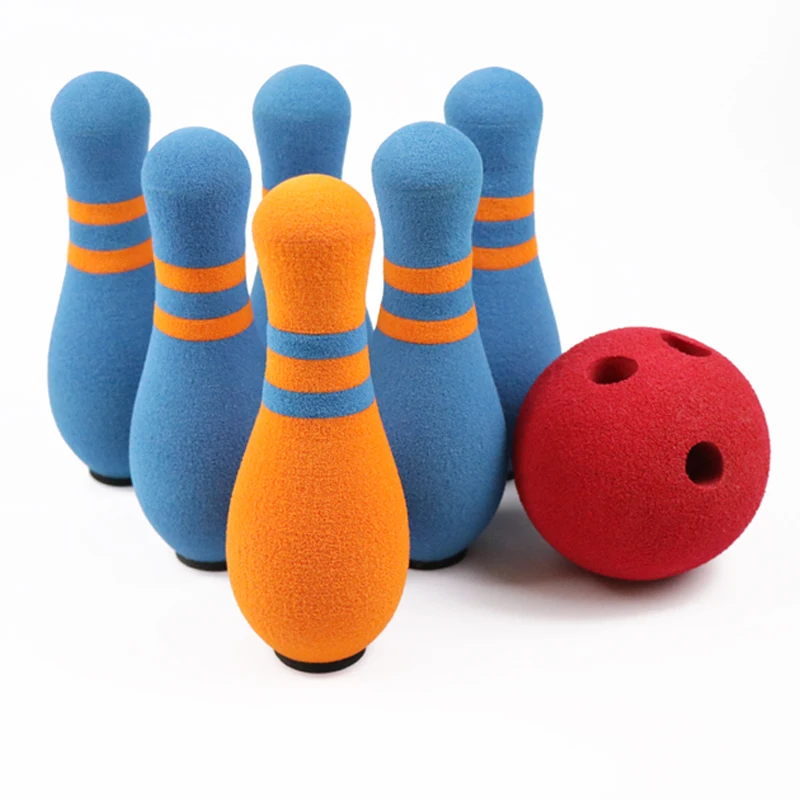 
Mini Bowling Set for Kids Toys Nbr Foam Bowling Ball for Kidsports 6/10 Pins Bowling Indoor & Outdoor Games Factory Customized 