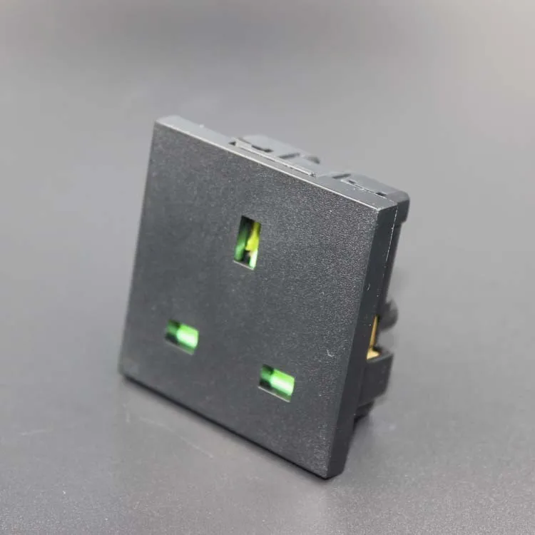 Нейлон материал на основе меди БРП розетка промышленная розетка/UK 3 pin гнездовой разъем/UK цоколь лампы