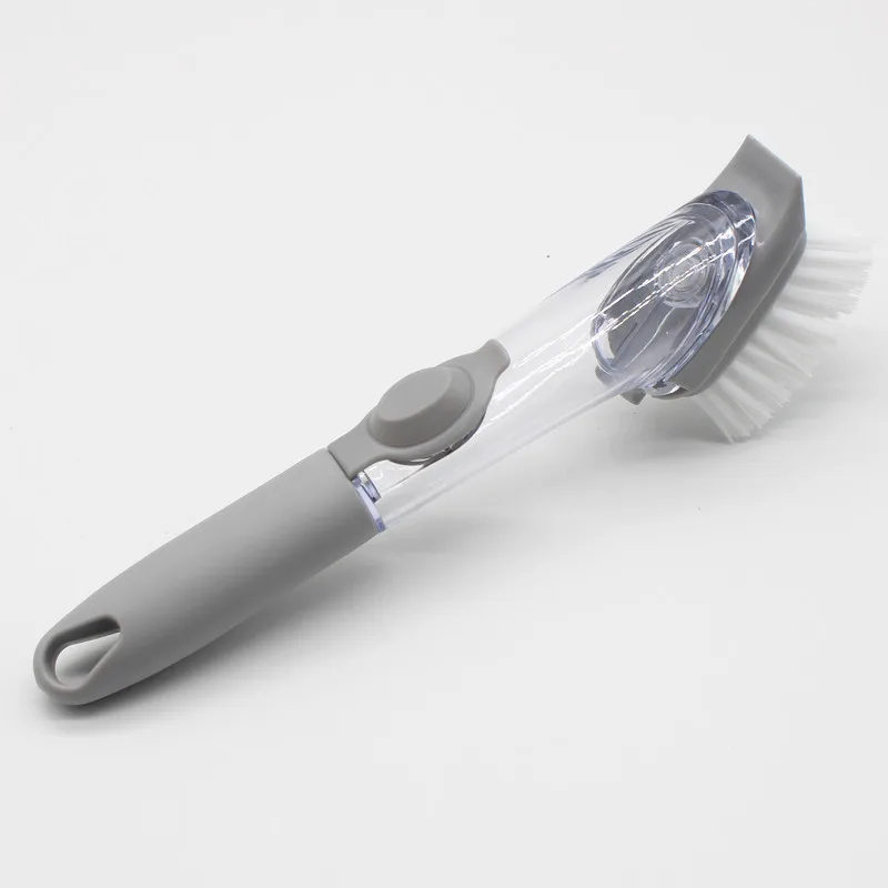 High quality household kitchen cleaning soap dispensing dish washing scrub brush set
