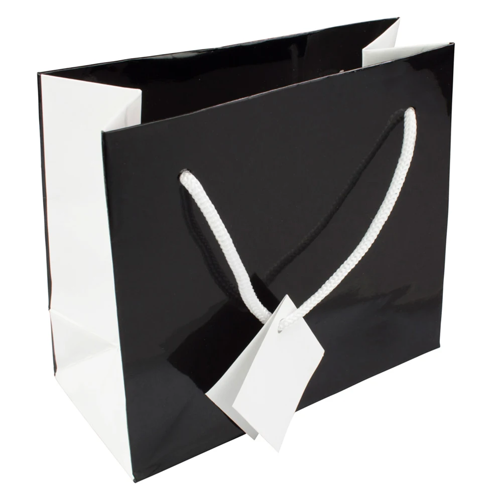 Custom print luxury gift packaging shopping paper bag