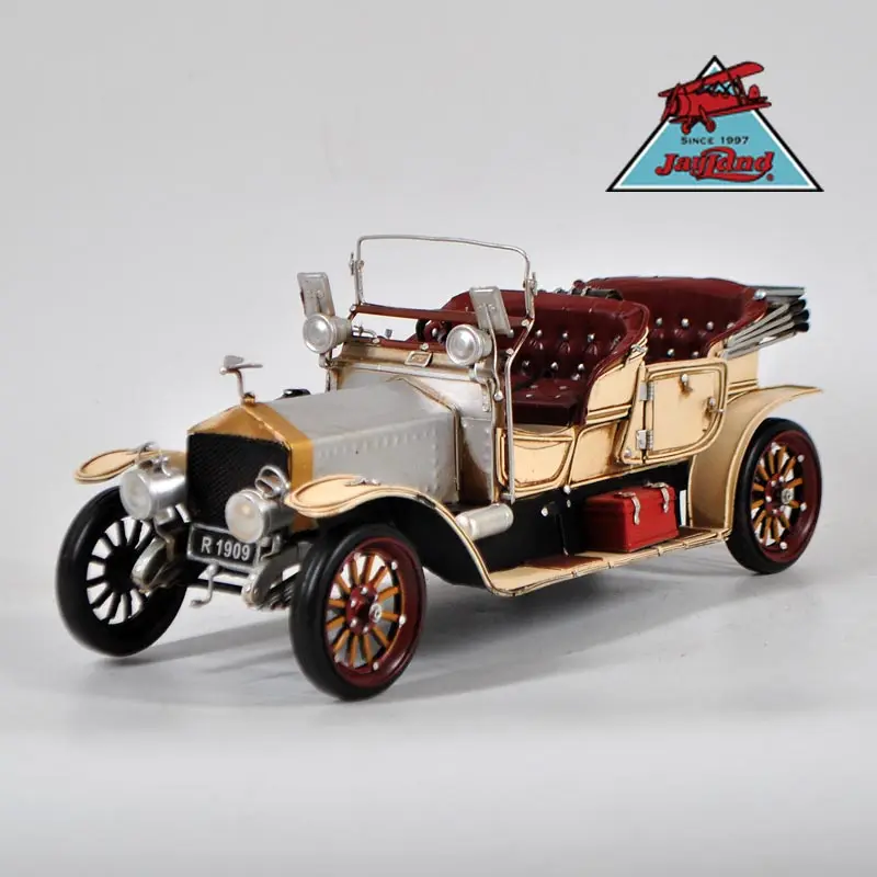 handmade metal vintage car model home decoration