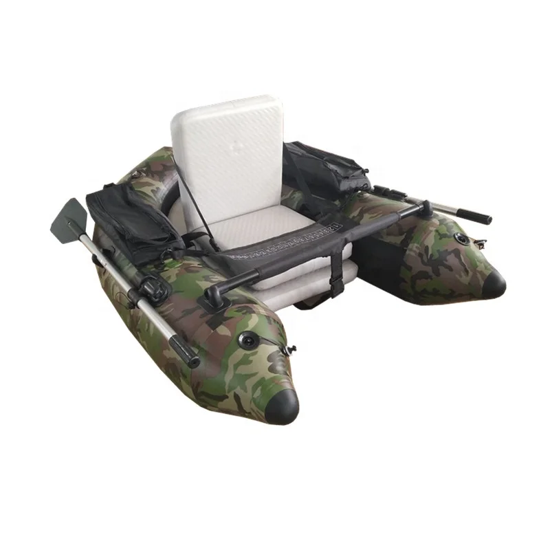 new inflatable fishing float tube with oars