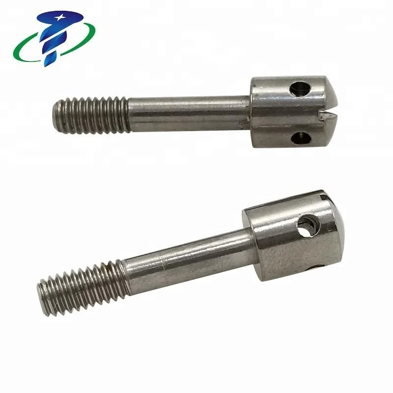 SUS 304 Stainless Steel Machine Thread M4 Drilled Head Screw Sealing Bolt