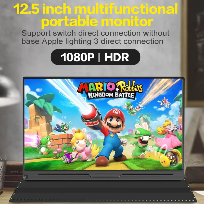 12.5 inch 1080Pvery small computer monitor LCD screen mobile portable monitor