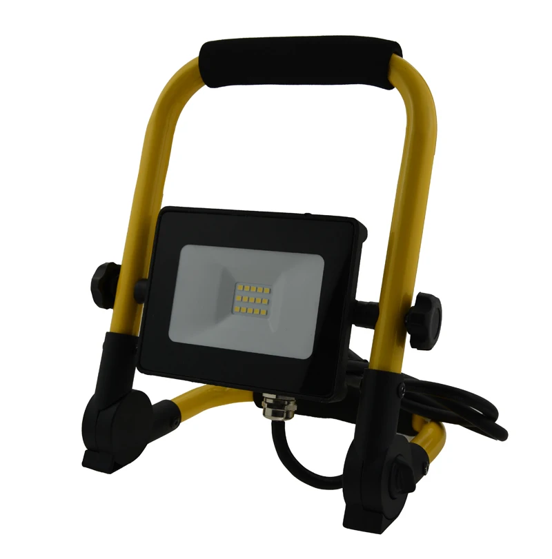 
TUV GS approval slim ip65 waterproof outdoor foldable 10W 20W rechargeable led flood light Lamp 