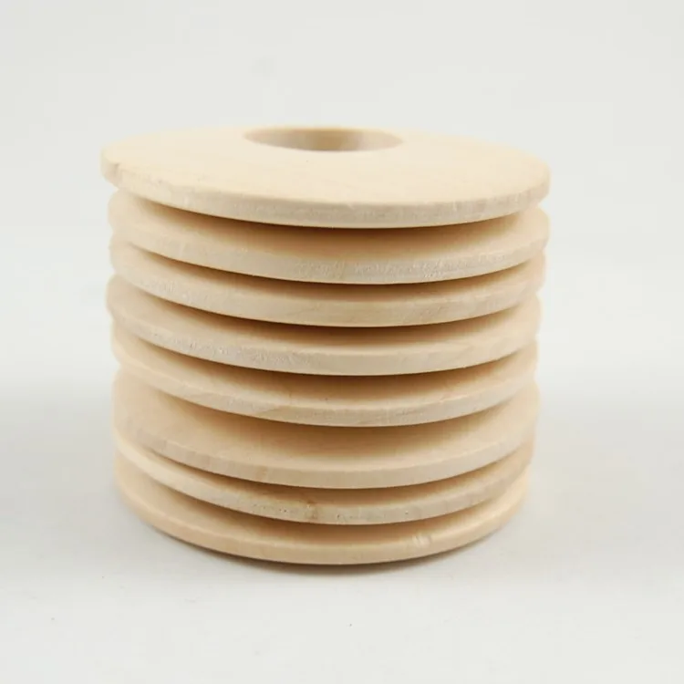 
DIY Lead-Free 30-50mm Natural Wooden geometry Earring jewelry accessories 