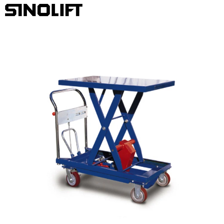 Sinolift HLT series hydraulic ladder with single scissor