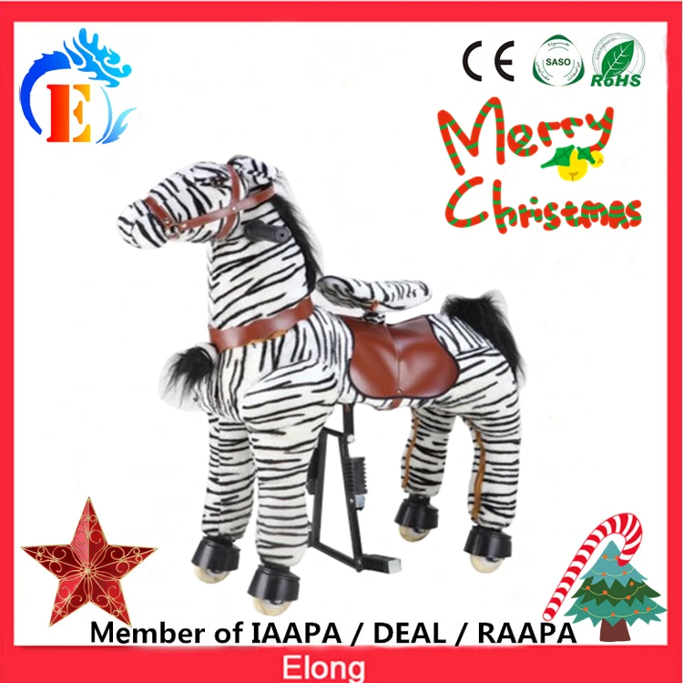 New and hot sale walking horse toys mechanical horse for sale Plush Tiger Rocking Horse