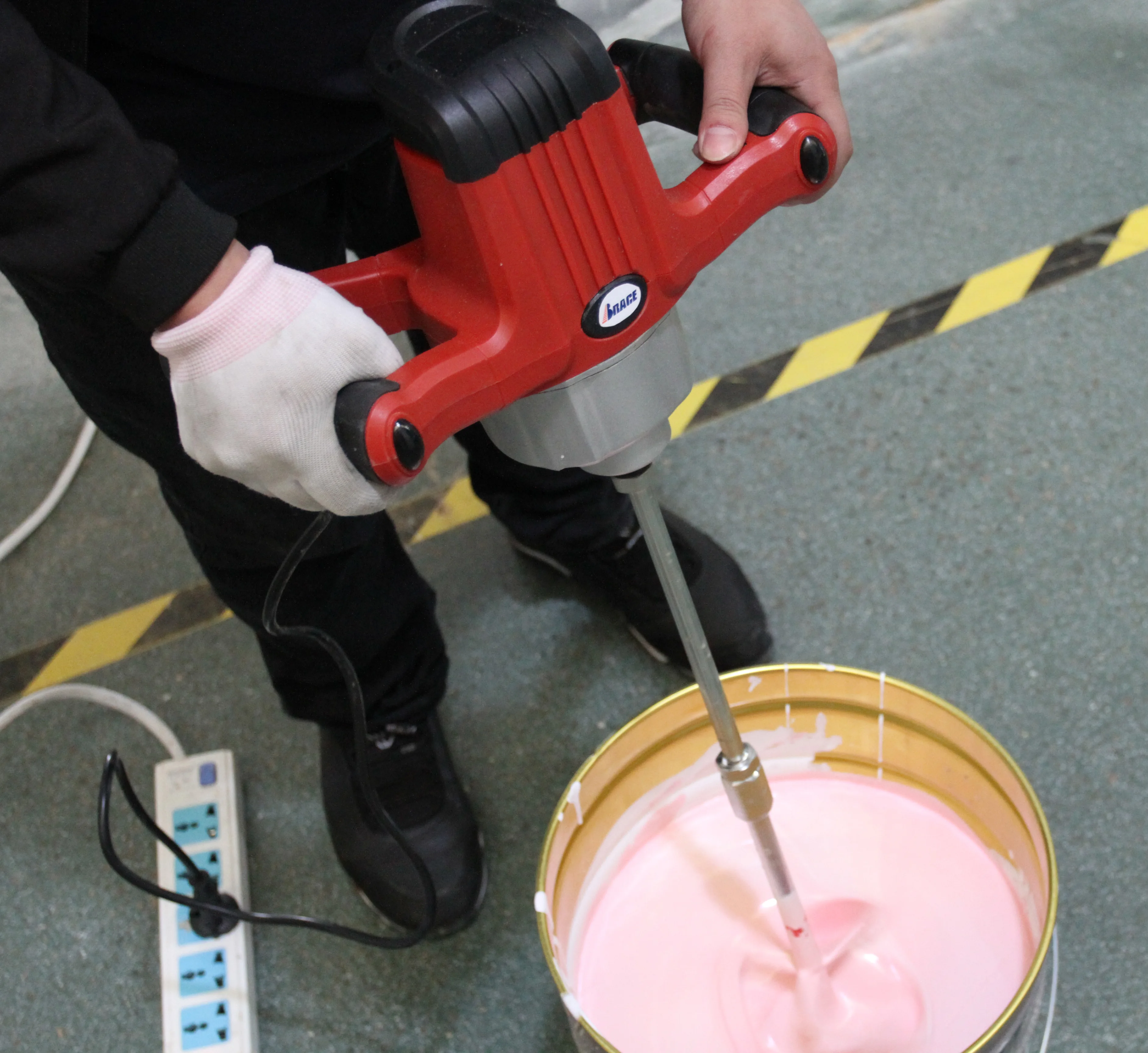 1050W Factory Supply Mixing Machine Concrete Electric Stirring Paint Mixer Cement Mixer Paddle