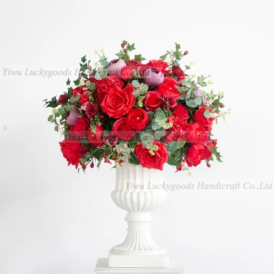 LFB976 Colorful Artificial Orchid Rose flower ball wedding table decorations