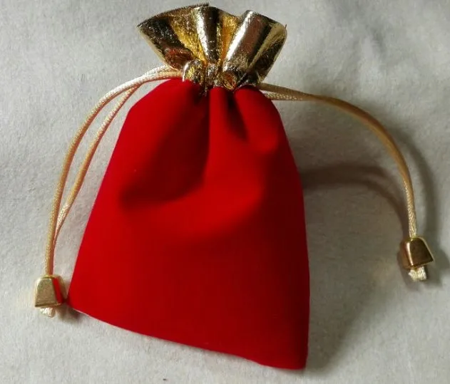 customize wholesale velvet small drawstring bag gift jewelry pouch packing bag