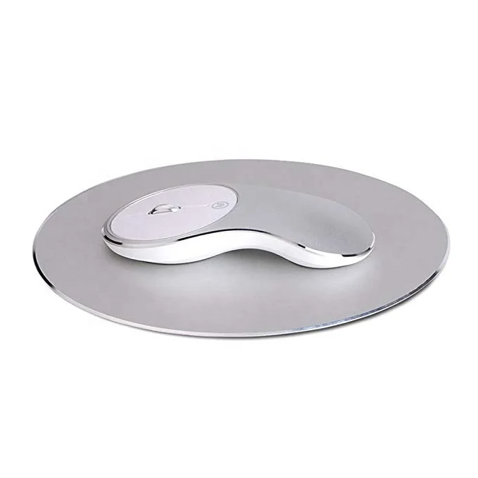 2.4G wireless Mouse noiseless Aluminium Alloy  optical rechargeable mice with Mini USB Receiver DPI 1600 for PC