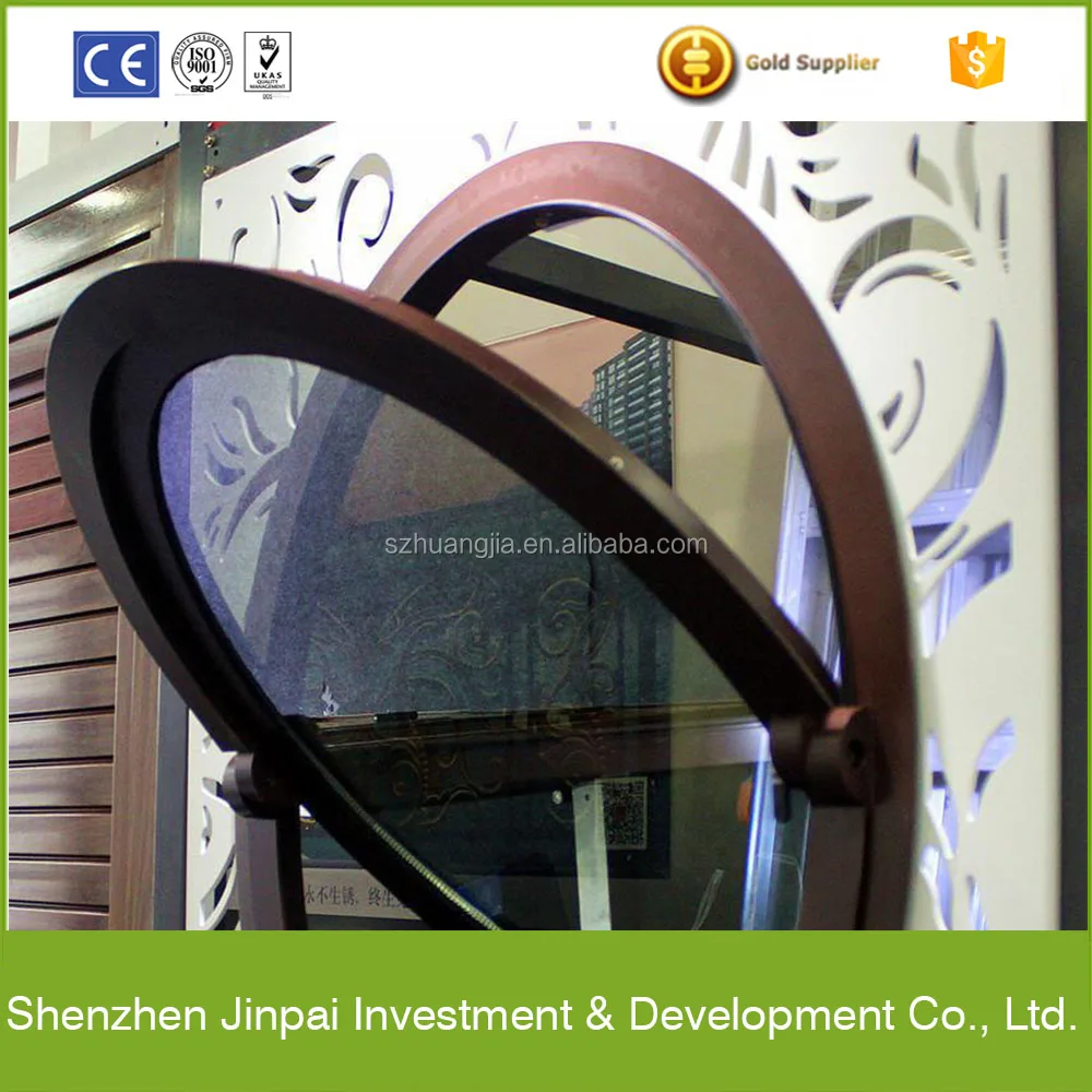 Round Fixed Glass Window/aluminium Open Circular Windows With  Standard Glass