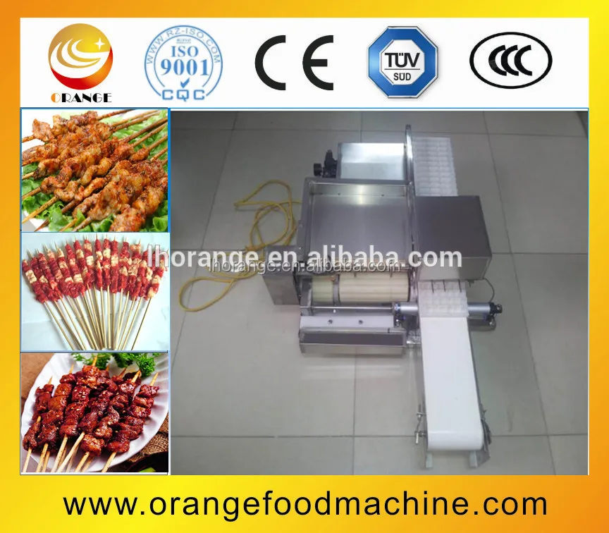 Automatic meat skewer machine/ kebab skewer machine with best price