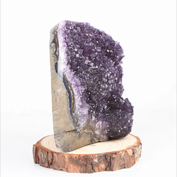 Wholesale Spirit Quartz Amethyst Druzy Crystal Cluster