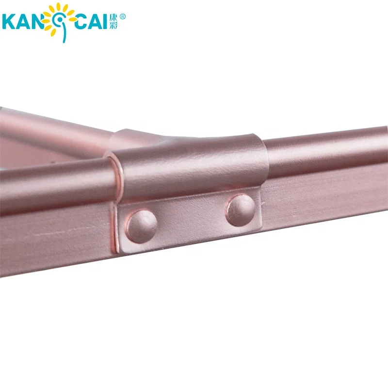 
Space Saving Drip Hanger Aluminum Clothes Rack with Clips 