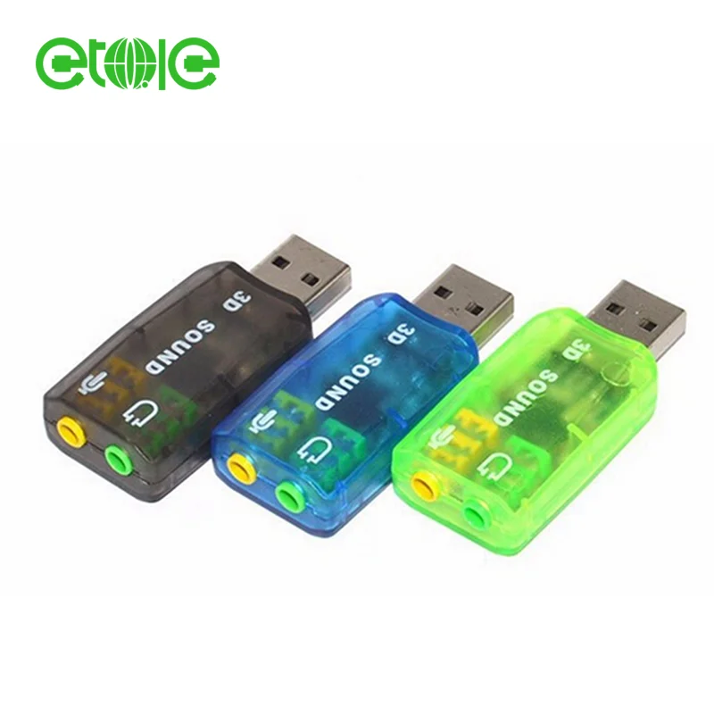 Внешняя звуковая карта usb 5,1 3D
