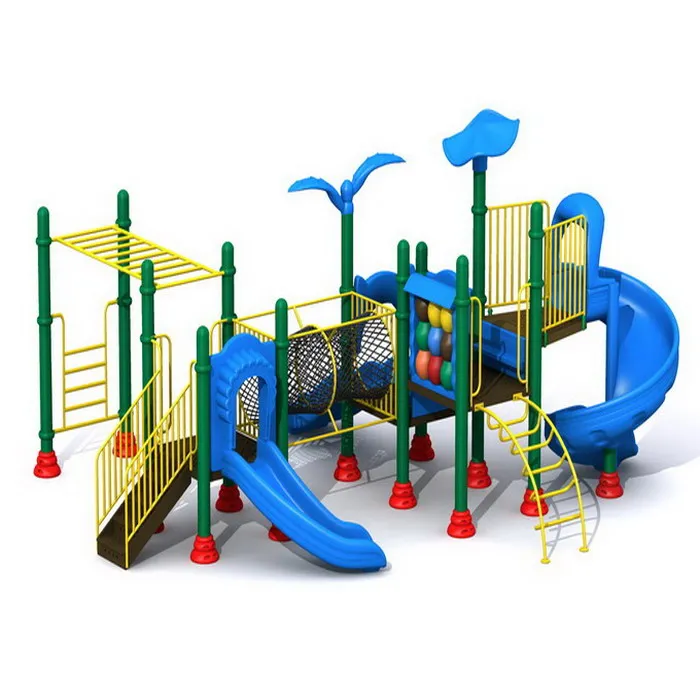 EU standard daycare kids outdoor toy wood outdoor playground slide