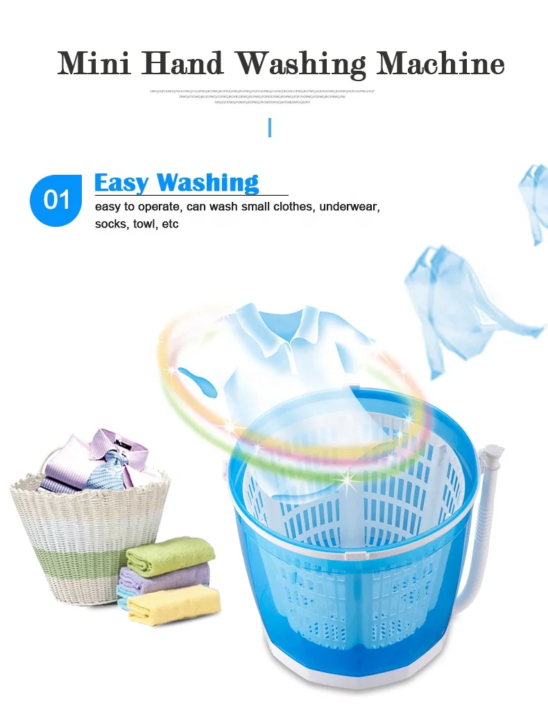 2024 hot sale portable manual baby clothing washer for underwear