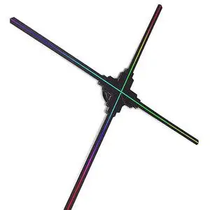 
1024*1024 1 meter 100cm APP Cloud control Most User-Friendly 3d LED display fan 