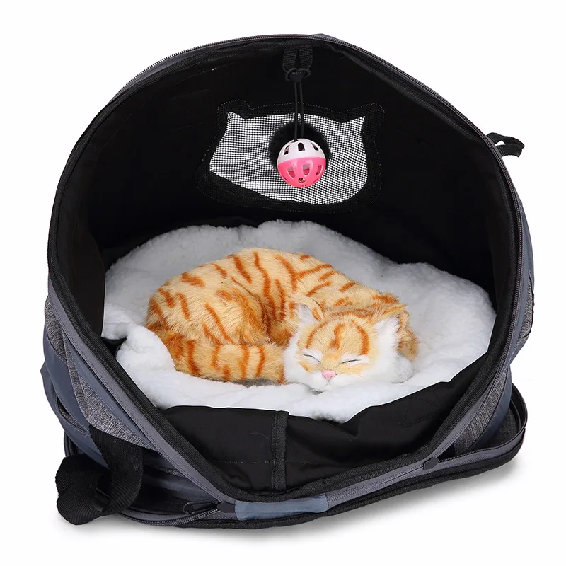 Оптовая продажа удобная складная кровать для кошек с логотипом на заказ новый