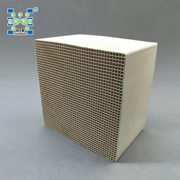 Honeycomb ceramic catalyst carrier Diameter: 120mm, Length: 180mm