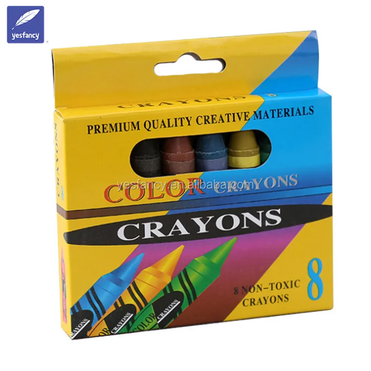 Great price multicolor baby crayons safe crayon wax bulk crayons for toddlers
