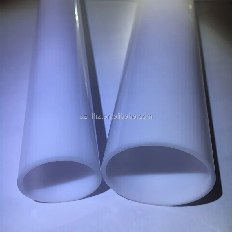 Acrylic Milk Withe Tube OD30x2x1000mm Plastic Extruded LED Pipe Home Building Decor  Can Cut Into Any Size