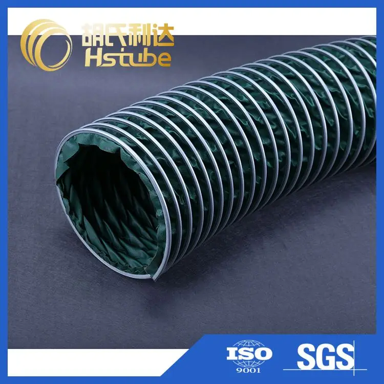Exhaust emission flexible ventilation duct fabric manufacture wholesale