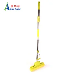 High Quality Sponge Pva Commercial Mop With Telescopic Stainless Steel Handle