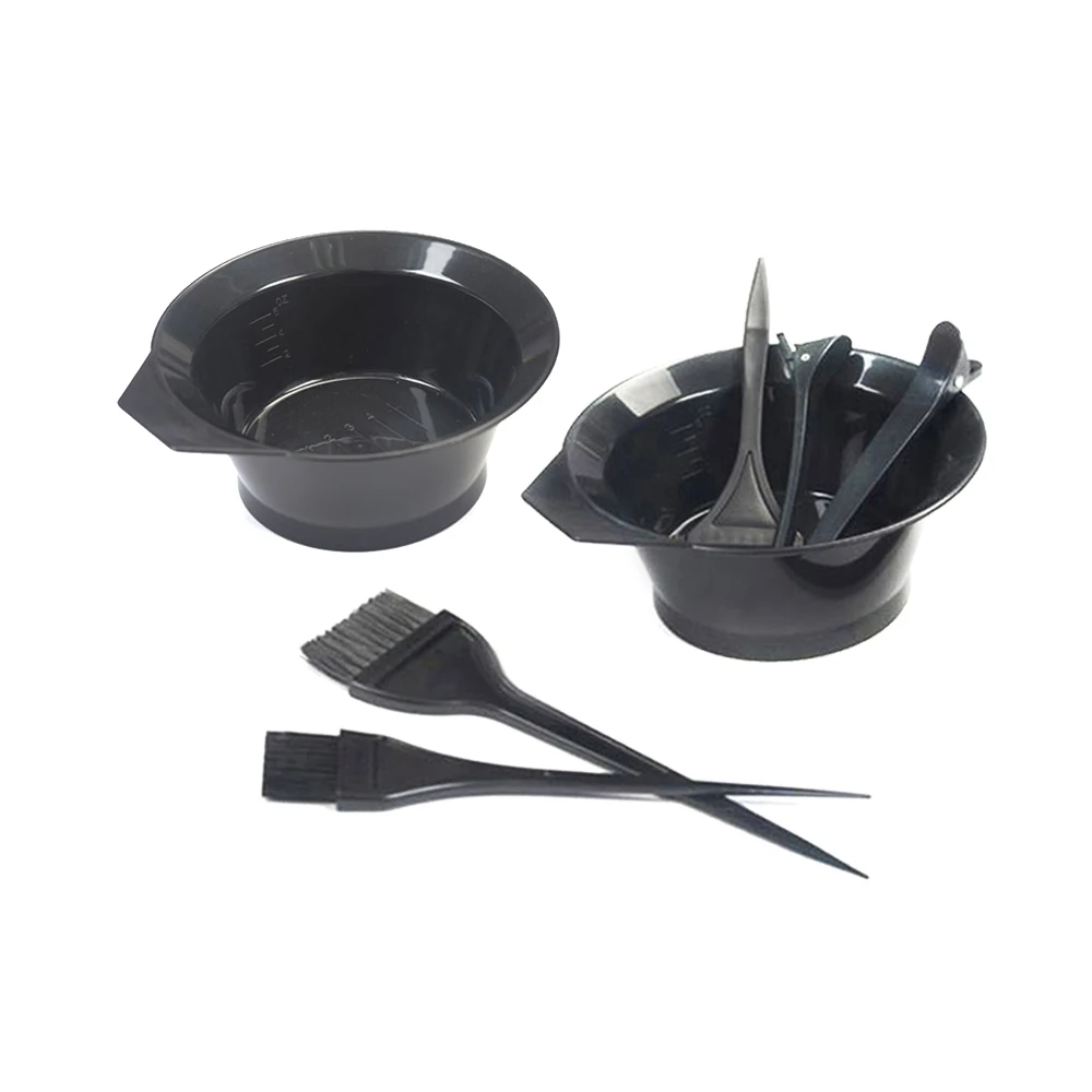 Professional Coloring Dyeing Kit Color Dye Brush Comb  Mixing Bowl Tint Tool Salon Hair