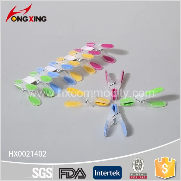 Plastic Clothespins Laundry Clips Soft Grip Pegs Clothes Line Clips