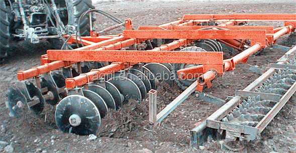 big type huge duty farm tractor use hydraulic combined land preparation machine with disk harrow, disk plough