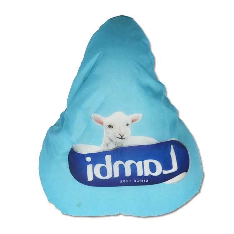 
Customized Color Waterproof PVC Child Bike Saddle Cover Advertising Rain Cover Bicycle Seat 