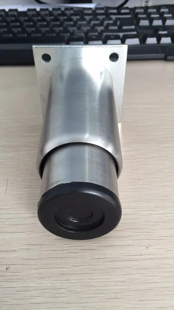 50.8mm O.D. Adjustable Stainless Steel Support Leg with Mounting Plate