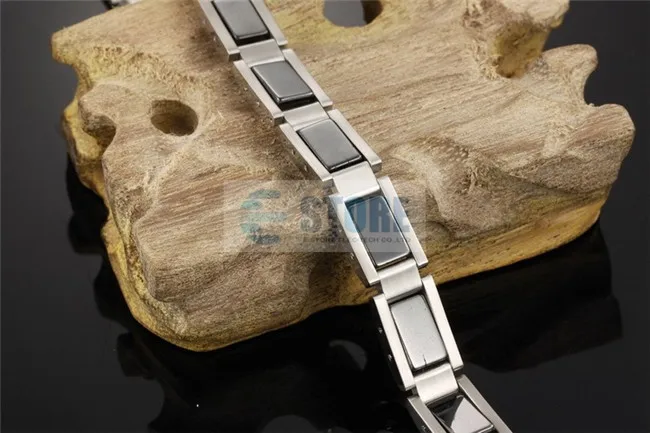 Fashion Jewelry Bracelet Bio Magnetic Steel Made in Japan 2015 Stainless Steel Unisex Bracelet Chain & Link Bracelets 18.5 Cm