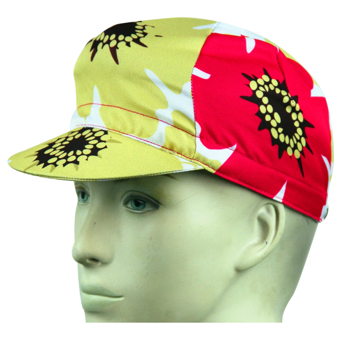 Custom sublimation printing sports cap, cycling cap