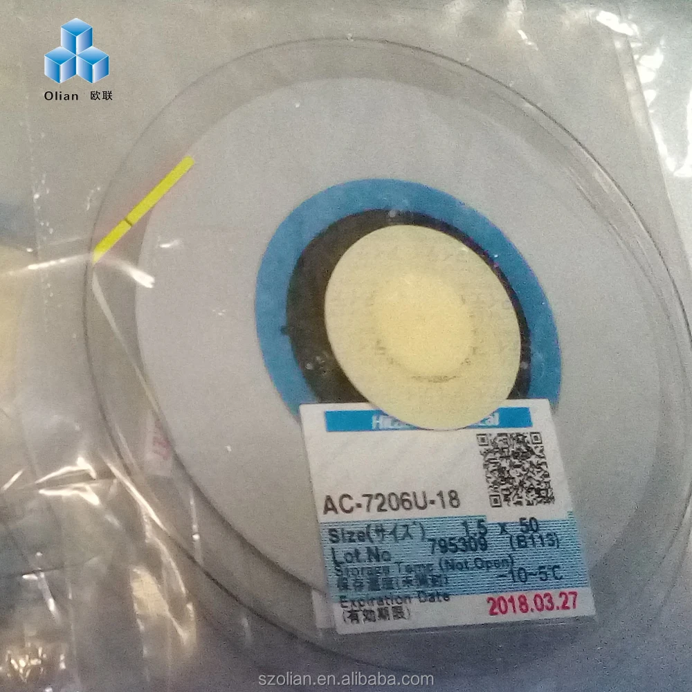 Анизотропная проводящая пленка ACF для ЖК-экрана: AC-7206U-18 1,5*50m