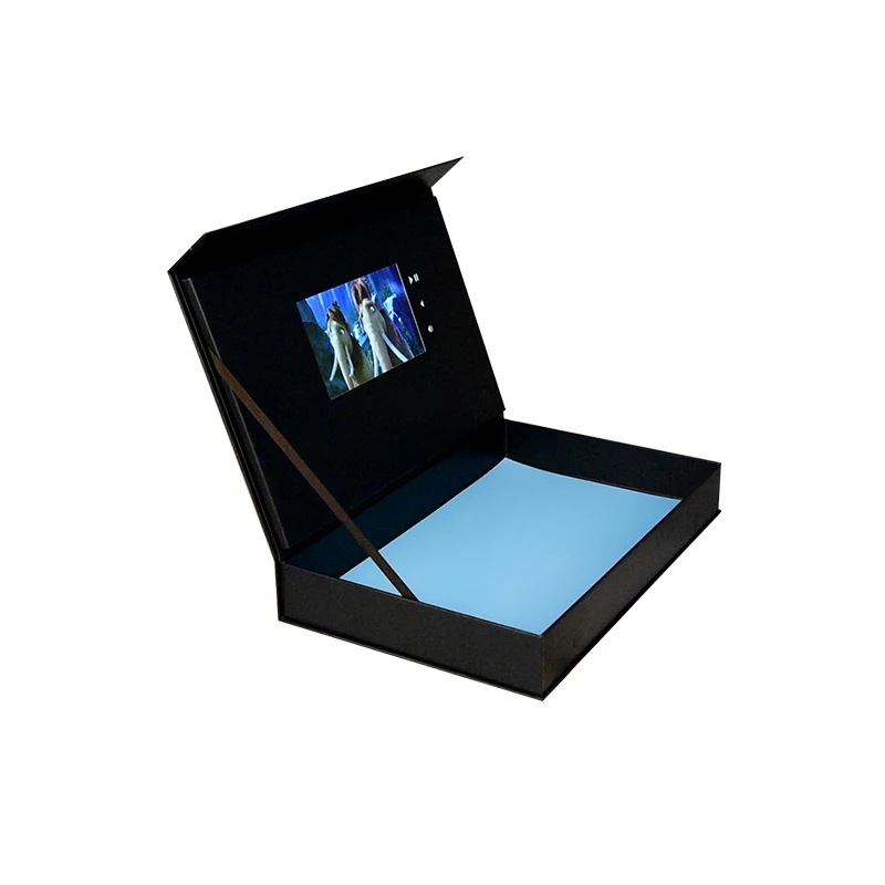 
The newest lcd screen video box portable with sleeve 