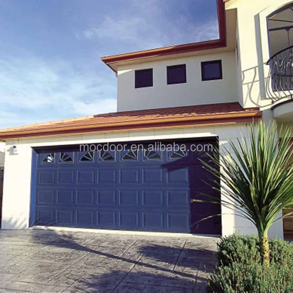 Полиэтиленовые потолочные секционные гаражные двери высокой плотности сделано в Китае Jiangsu