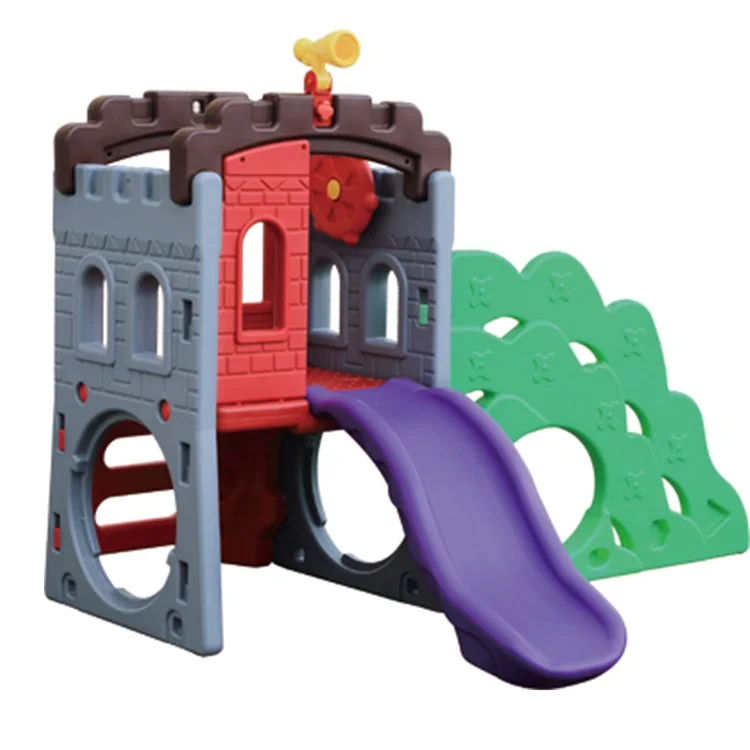 Hot Sale Kindergarten Children Plastic Slides Kids Outdoor Playground