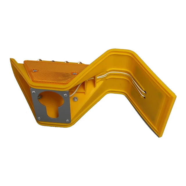 traffic safety road Photocontrol Outstanding Visibility PP Solar Guardrail Lights